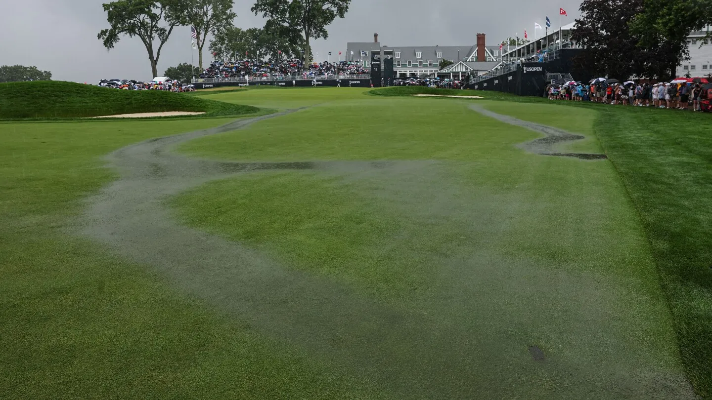 Pertandingan Lanjut di Ronde Final U.S. Open di Oakmont Country Club